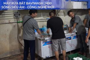 Bàn giao máy rửa chén Baviwash 2400XD tới Lợi Thủy