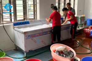 Vị trí đặt máy rửa bát