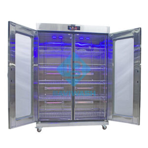 Bên trong tủ sáy bát 2 cánh 1 lớp cao cấp