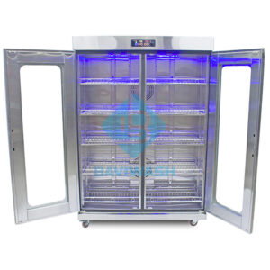 Mẫu tủ sấy bát đĩa 2 cánh quạt gió cao cấp