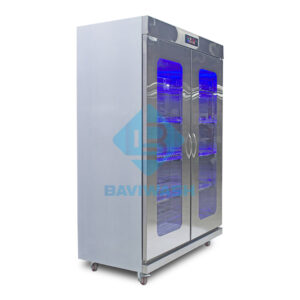 Tủ sấy bát đĩa 2 cánh kính quạt gió cao cấp
